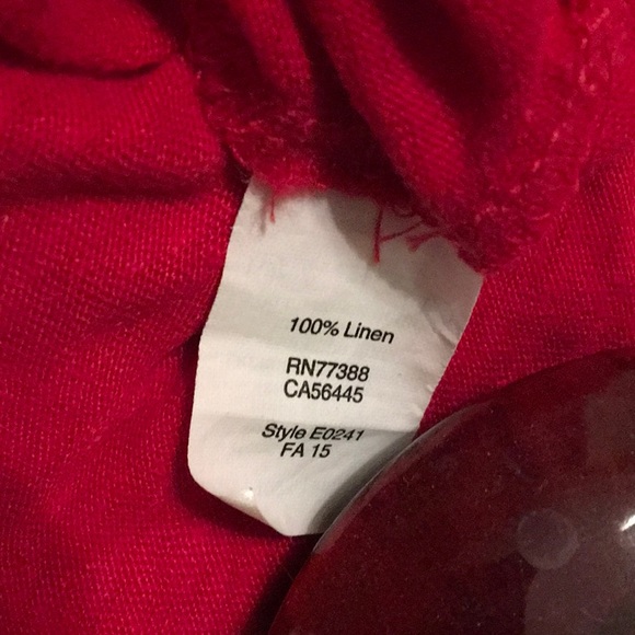 Madewell Linen Pullover sz S - Picture 9 of 10